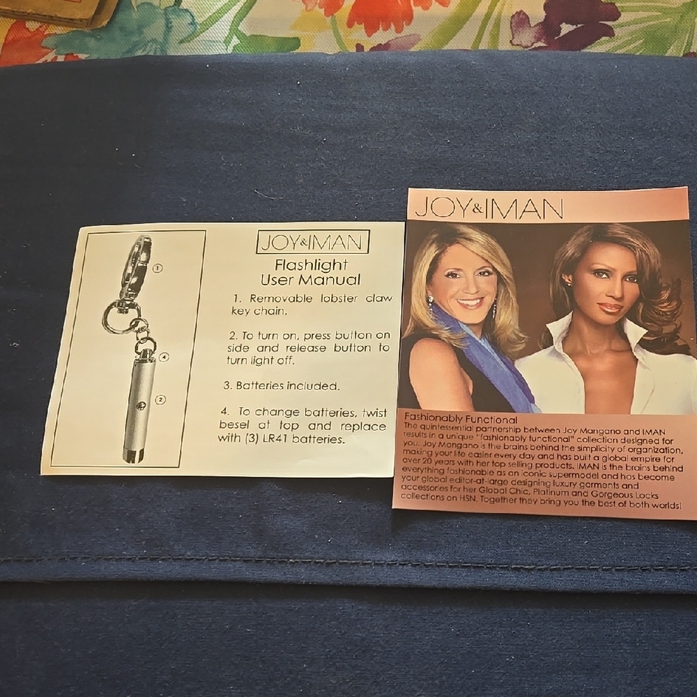 Joy & Iman Brown Leather Tote Bag - Picture 7 of 16
